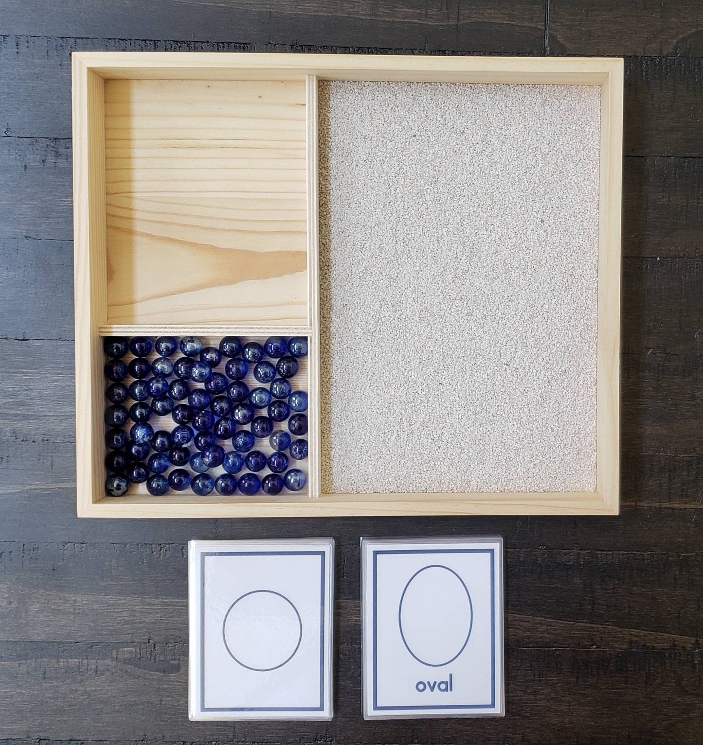 Shapes Sand Tray, Fine Motor Skills, Gift for Kids, Montessori Classroom, Reggio Emilia, Teacher Resources