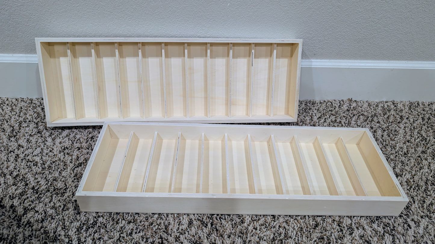 Large Wooden Boxes, 11 section