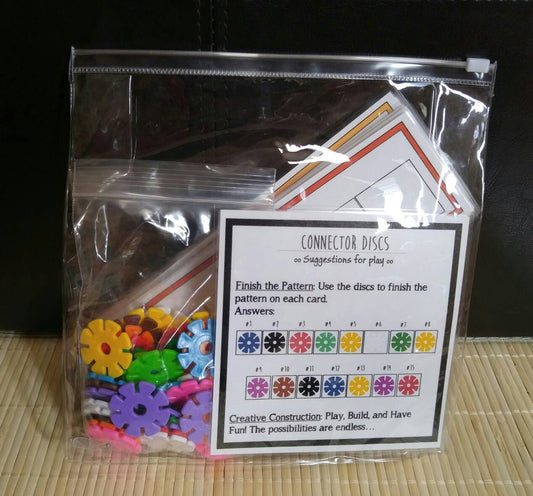 2 in 1 Connectors Busy Bag, Game For Kids, Fine Motor Skills, Gift for Kids, Teacher Resources