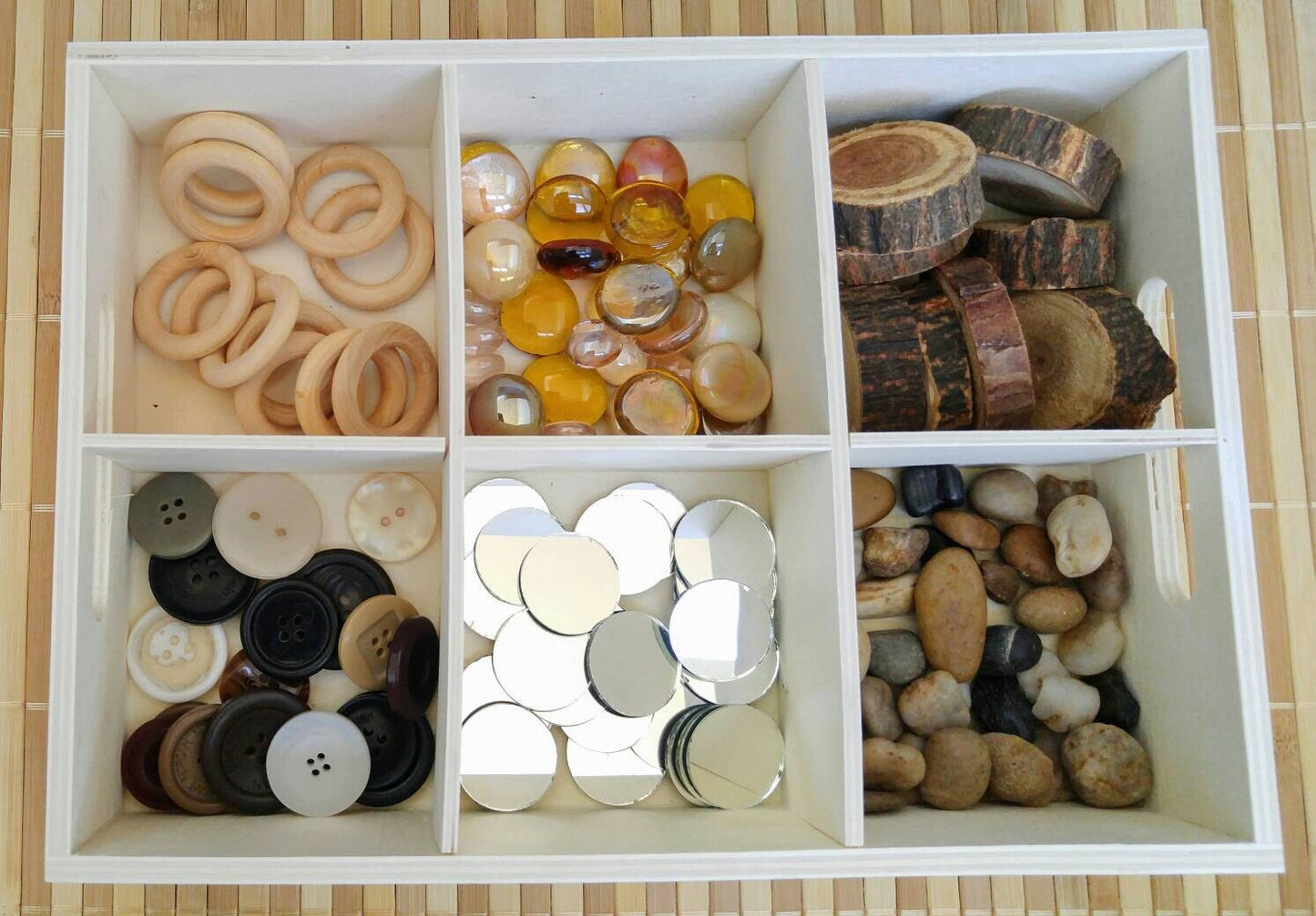 Circles Tinker Tray, Loose Parts Exploration, Mandela, Fine Motor Skills, Gift for Kids, Montessori, Reggio Emilia, Teacher Resources