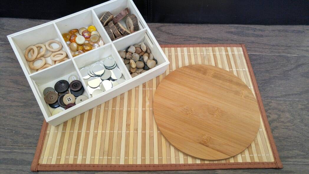 Circles Tinker Tray, Loose Parts Exploration, Mandela, Fine Motor Skills, Gift for Kids, Montessori, Reggio Emilia, Teacher Resources