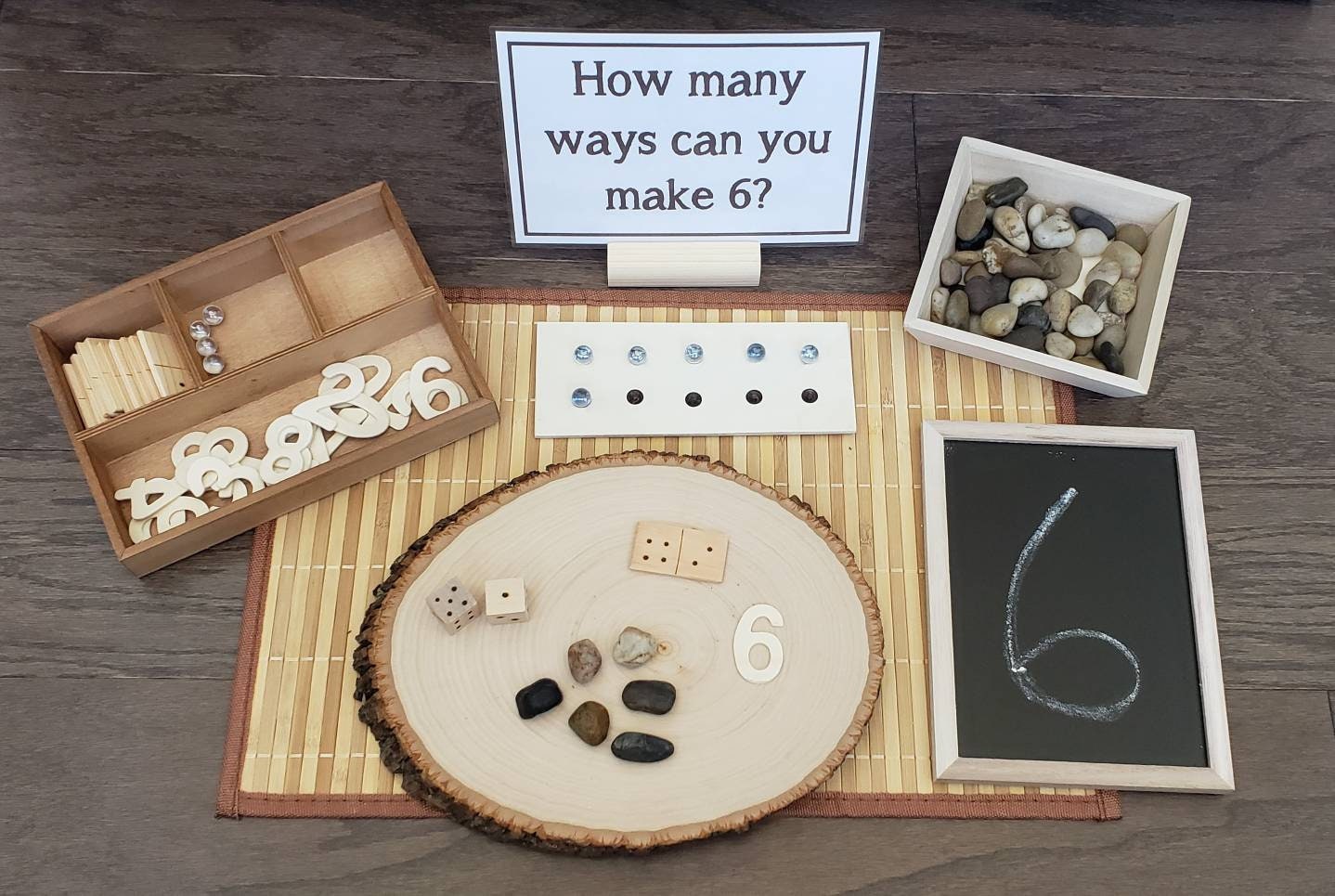 Loose Parts Number Exploration, Math Activity, Fine Motor Skills, Gift for Kids, Montessori Classroom, Reggio Emilia, Teacher Resources