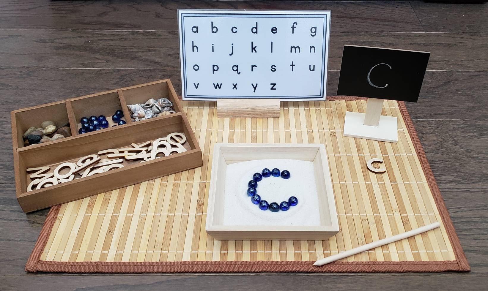 Loose Parts Letter Exploration, Alphabet Activity, Fine Motor Skills, Gift for Kids, Montessori Classroom, Reggio Emilia, Teacher Resources