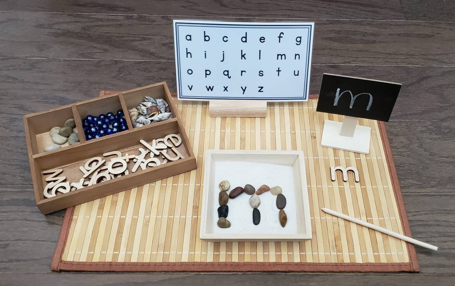 Loose Parts Letter Exploration, Alphabet Activity, Fine Motor Skills, Gift for Kids, Montessori Classroom, Reggio Emilia, Teacher Resources