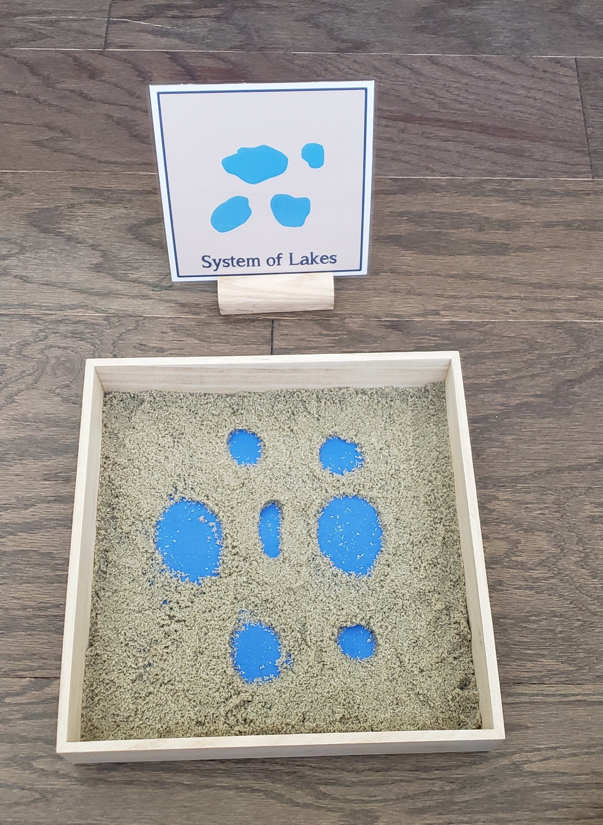 Land & Water Form Activity Set, Object Matching, Gift for Kids, Cultural/Geography/Science Montessori, Classroom Activity, Teacher Resources