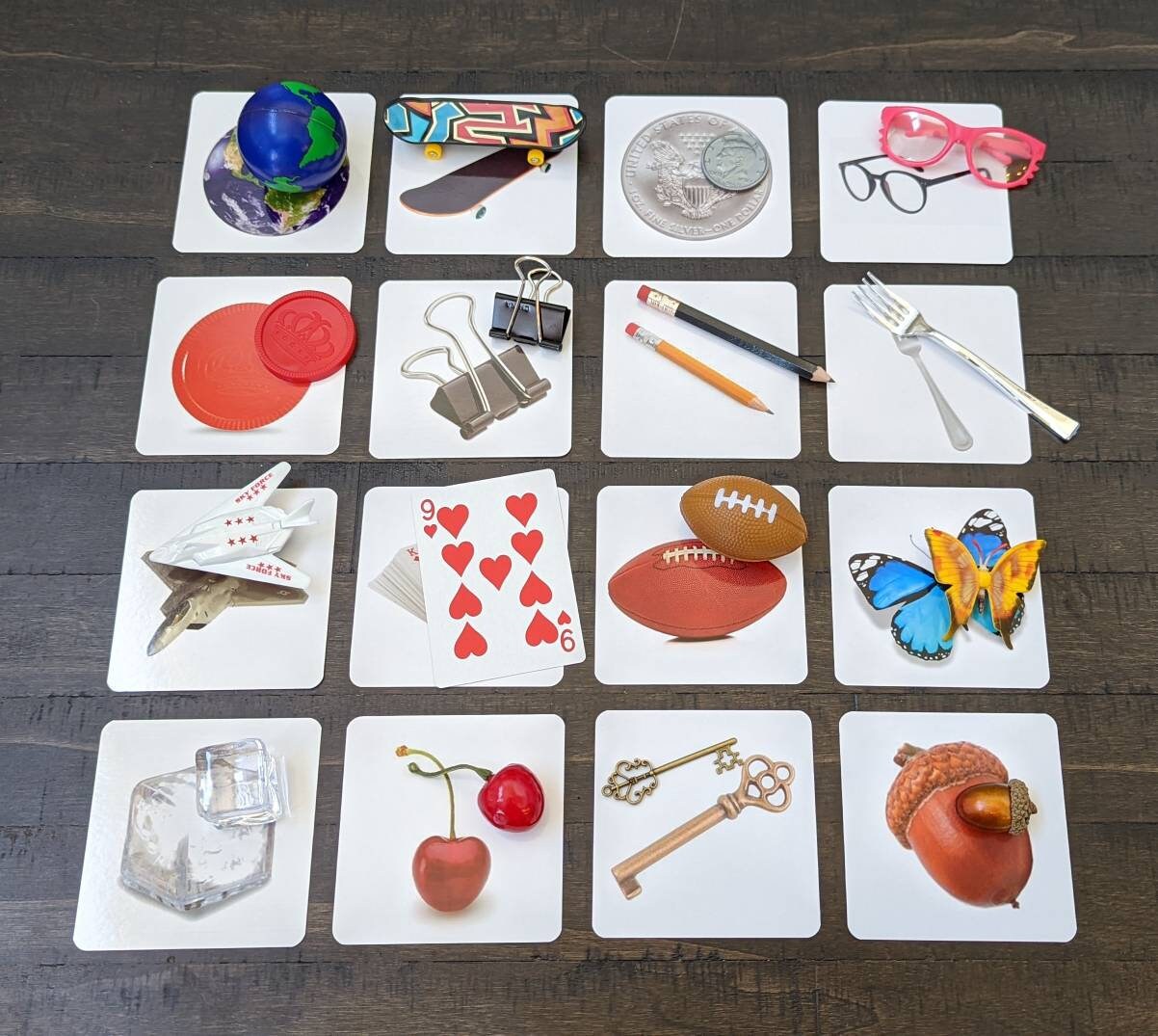 Picture Object Matching #2, Picture Recognition, Kids Gift, Montessori Classeoom, Reggio Emilia, Waldorf, Teacher Resources